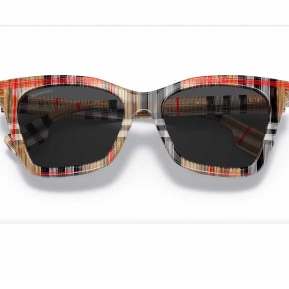 53MM Tartan Cat Eye Sunglasses main image 8